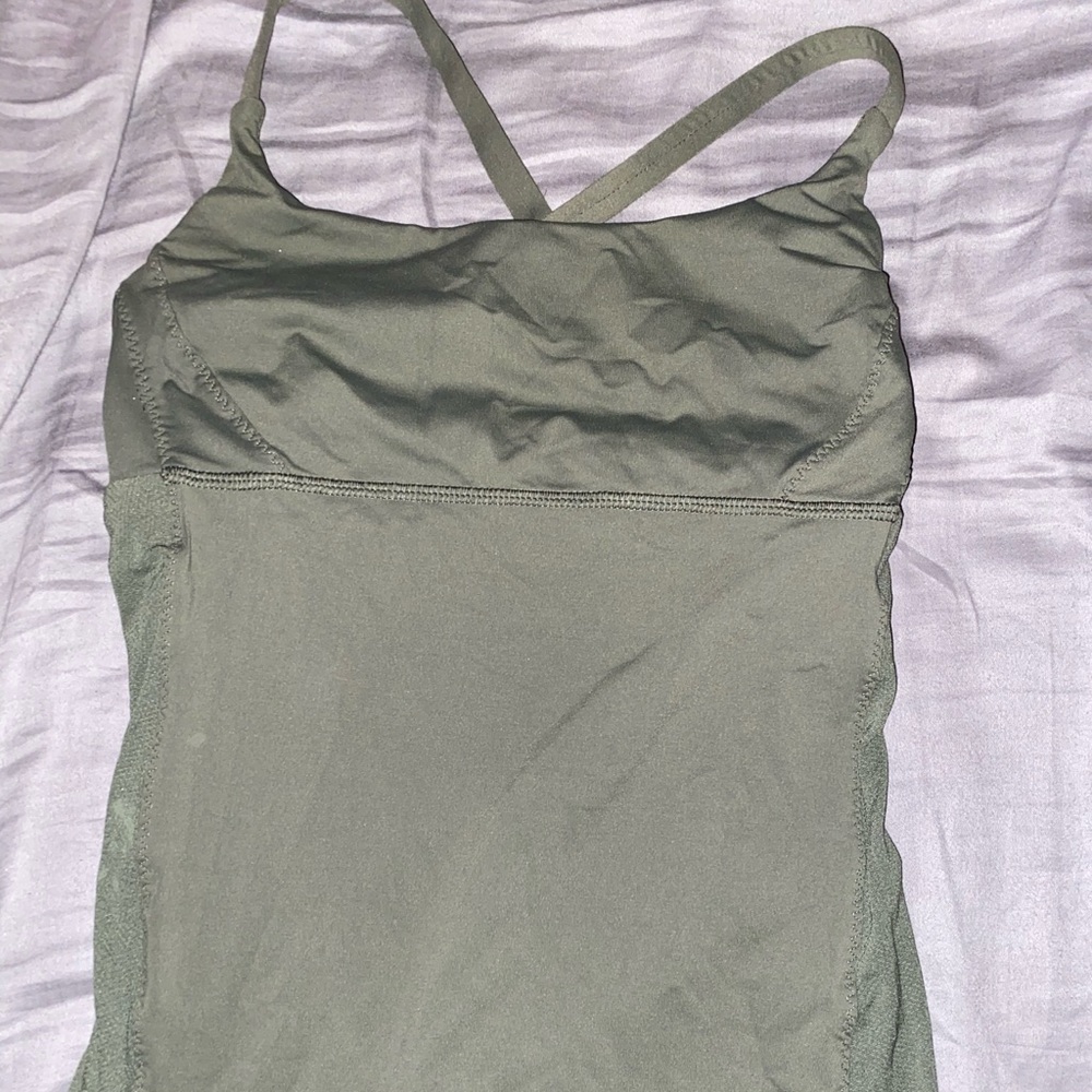 Olive green lululemon xs shirt